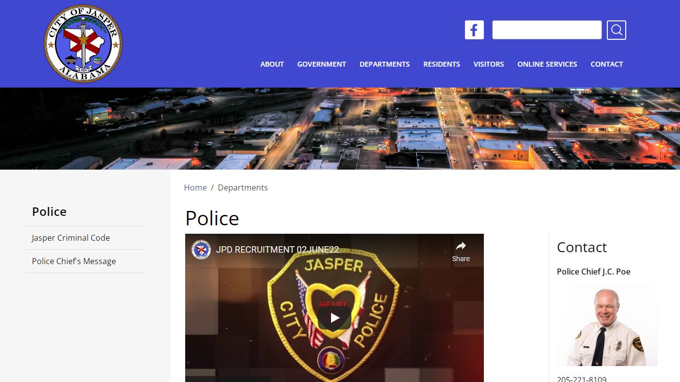 Police | City of Jasper, AL